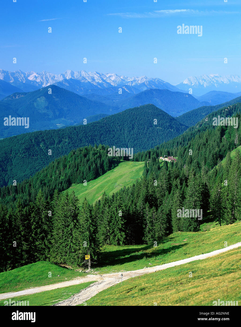 geography / travel, Germany, Bavaria, landscape / landscapes, Brauneck ...