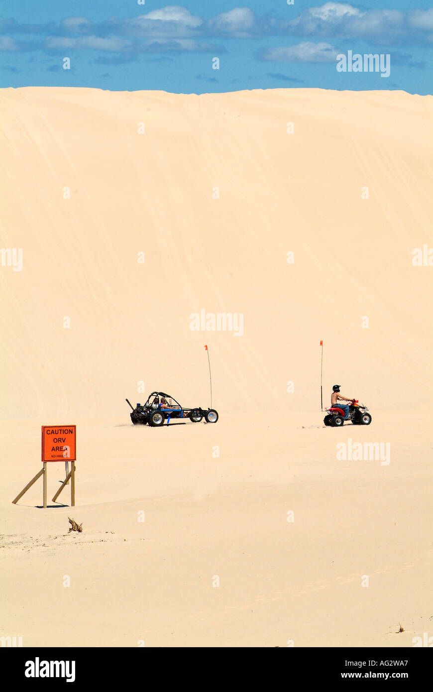 ATV dune buggies auto explore Sleeping Bear Dunes National Seashore