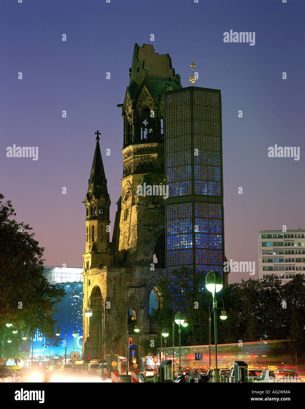 geography / travel, Germany, Berlin, churches, Kaiser Wilhelm Memorial ...