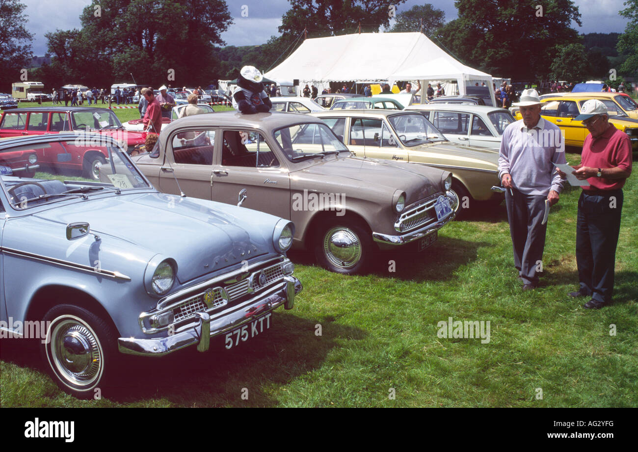 Vintage car rally Moffat Classic Car Rally vintage cars on display at