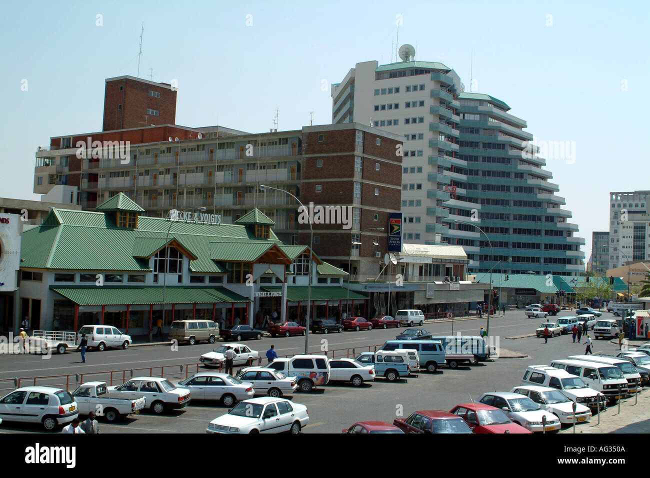 Windhoek Namibia Southern Africa SWA City Centre Stock Photo