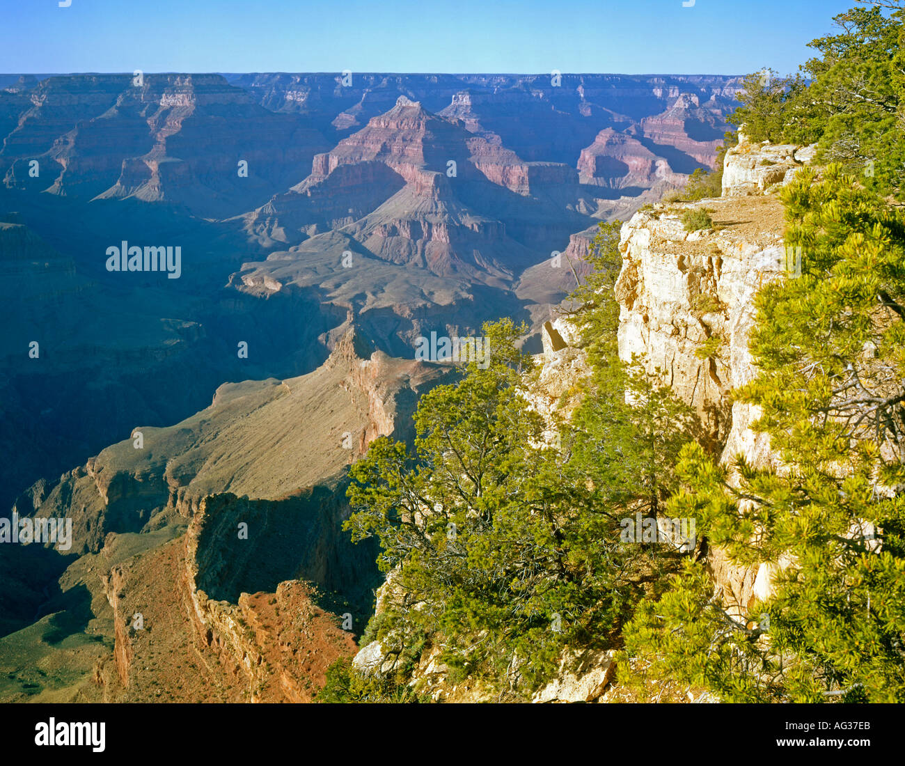 South Rim Grand Canyon Arizona USA Stock Photo