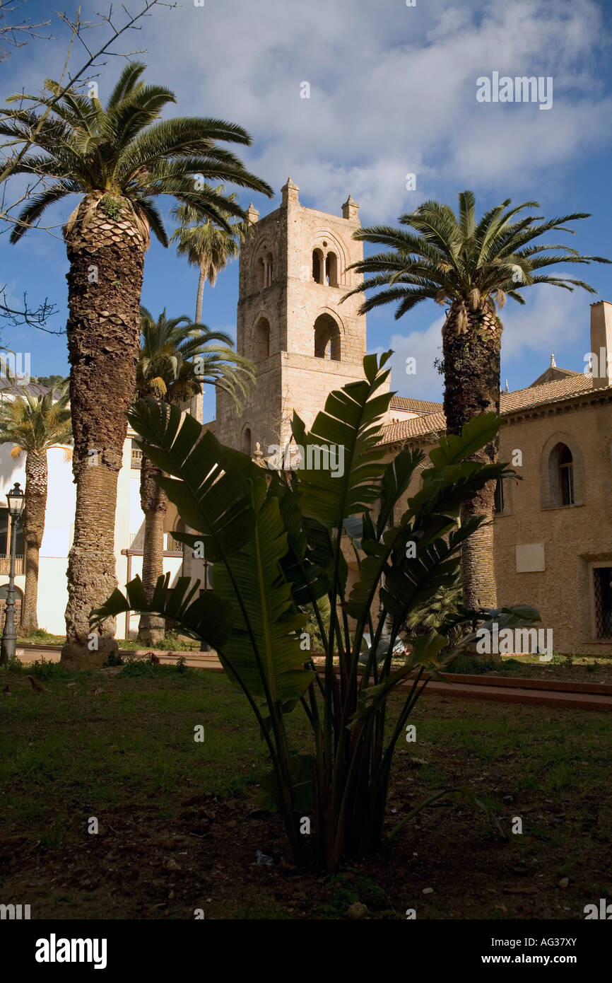 Monreale Monastery Palermo Sicily Italy Stock Photo - Alamy