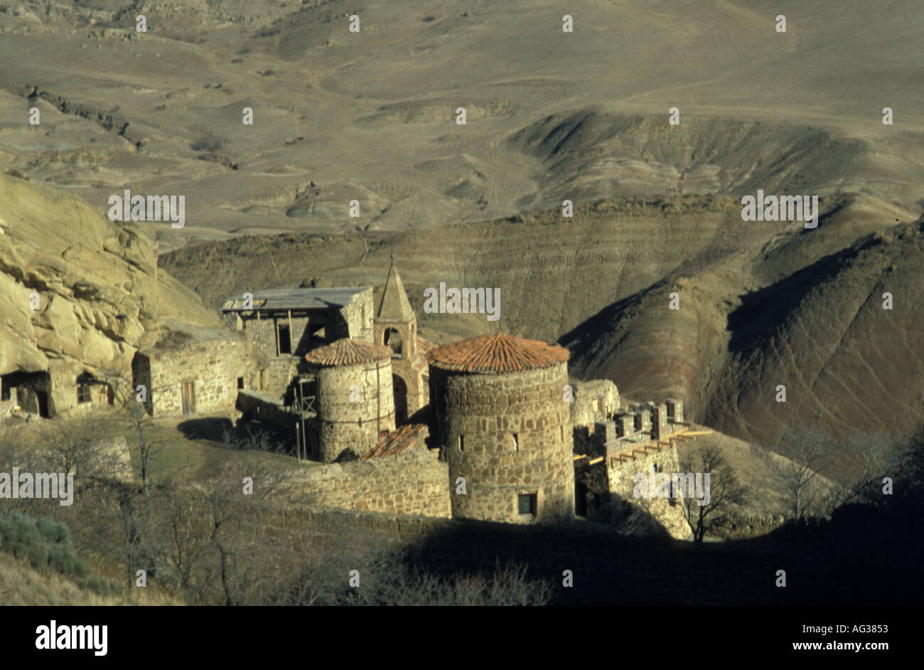 The monastry of Lavra Georgia Stock Photo - Alamy