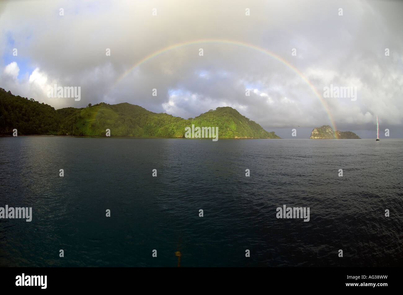 Cocos Island, a national park in Costa Rica. Located 330 miles offshore