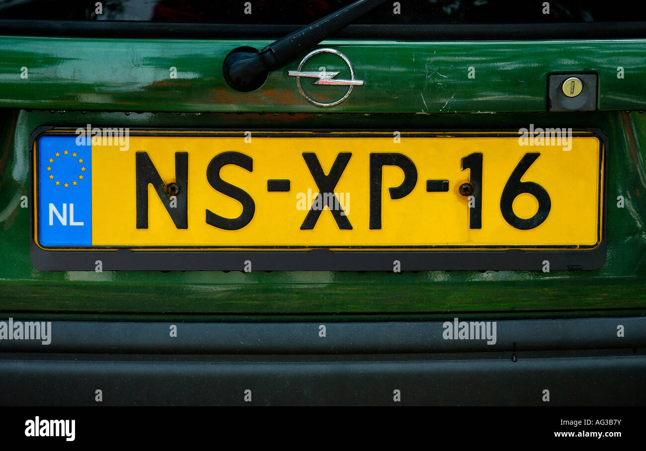 Eu registration plate hi-res stock photography and images - Page 2 - Alamy
