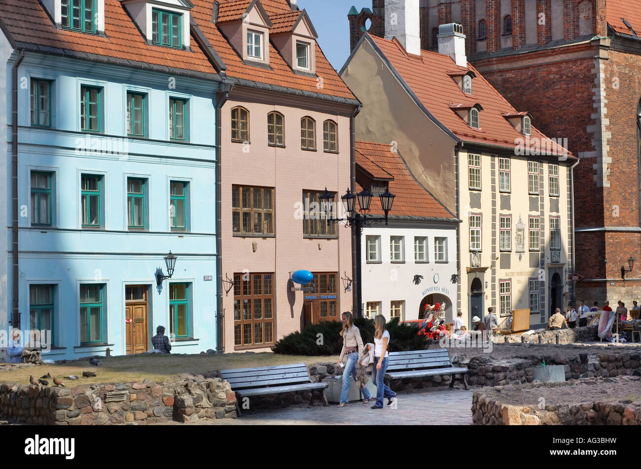 Riga, old town Stock Photo - Alamy