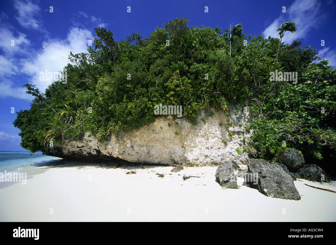 geography / travel, Palau, Island 'Sleeping Gorilla', beaches, beach, nature, near Island Peleliu, Micronesia, Additional-Rights-Clearance-Info-Not-Available Stock Photo