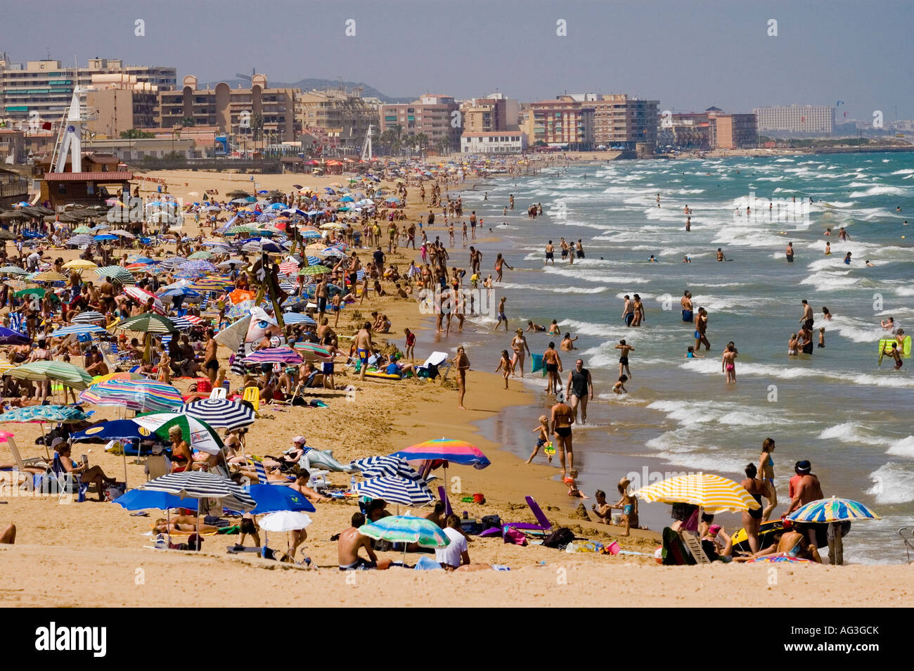 The beach at La Mata, near Torrevieja, Spain.Picture credit: Brian Hickey/17�Թ����� Stock Photo