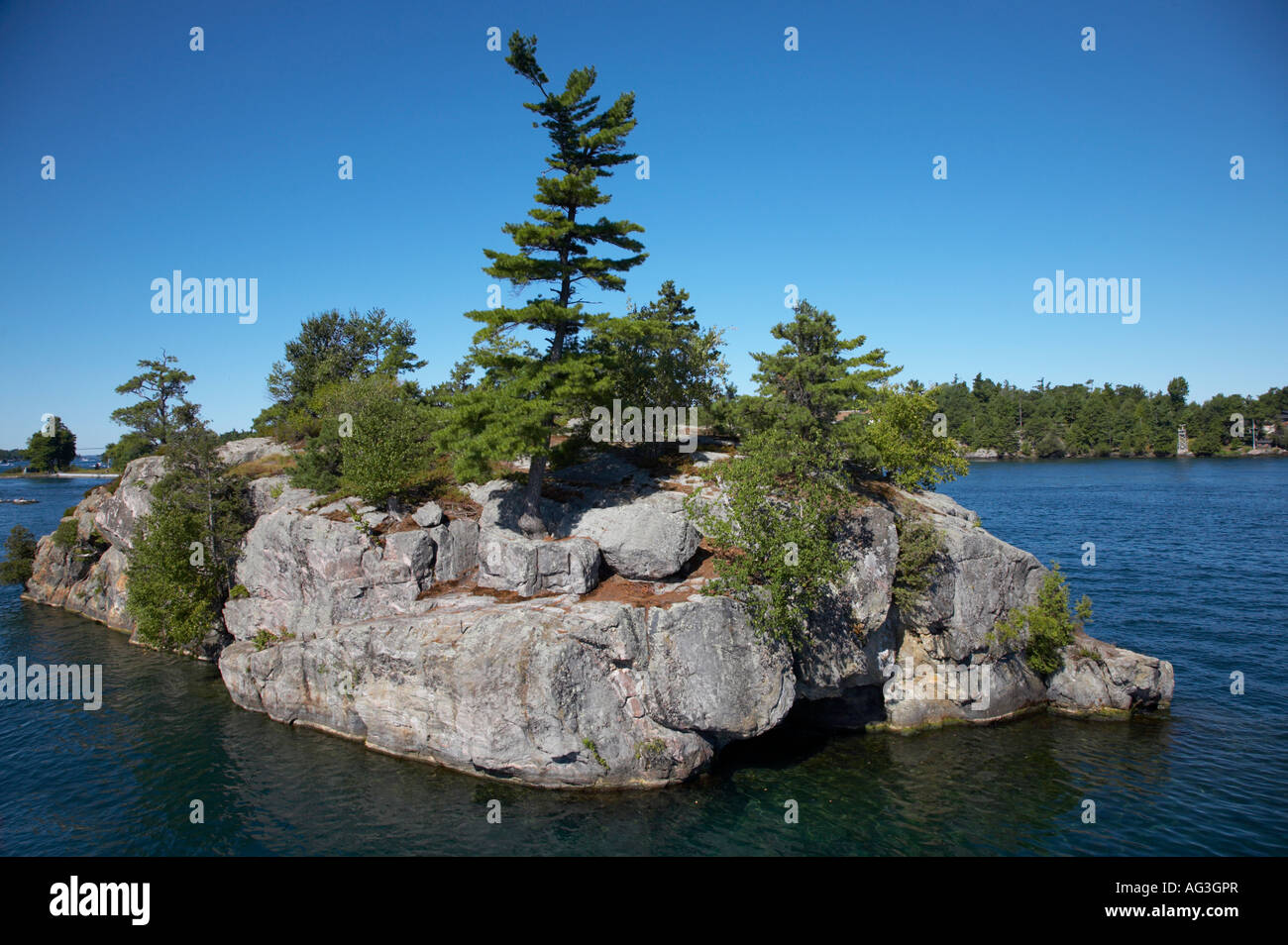 Island in the St Lawrence River in the Thousand Island St Lawrence