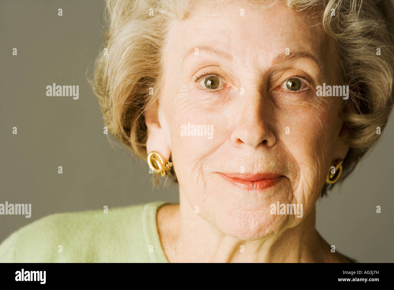 Portrait of a senior woman Stock Photo