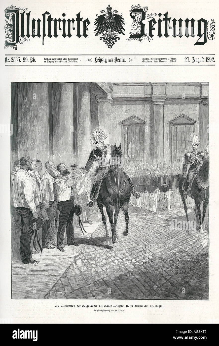 press/media, journals/magazines, "Illustrierte Zeitung", number 2565