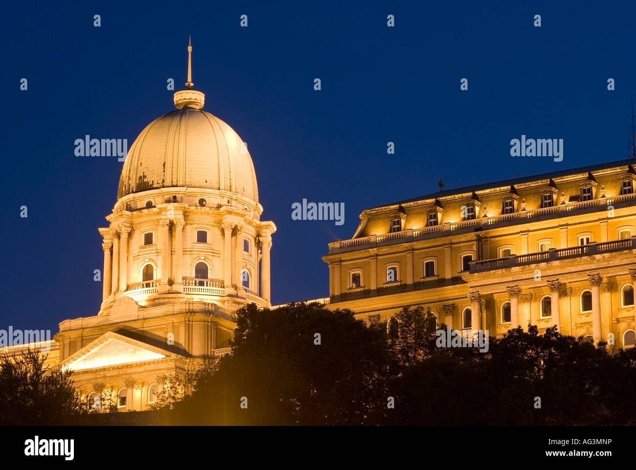 Royal Palace Buda Castle Budapest Hungary Stock Photo - Alamy