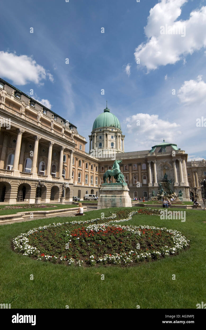 Buda Castle Budapest Hungary Europe Stock Photo - Alamy