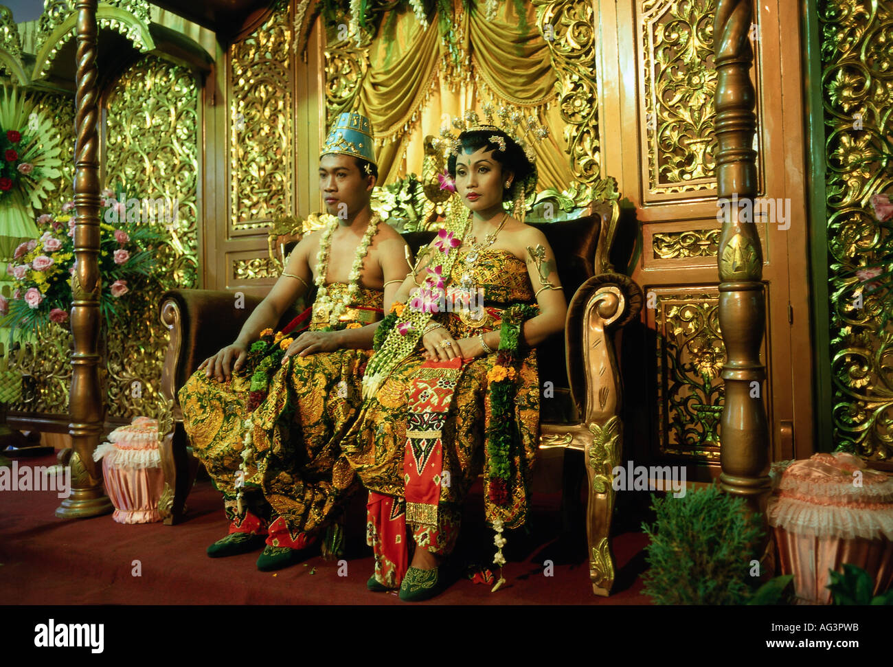people, couples, Indonesia, bridal couple, marriage, Island Java ...