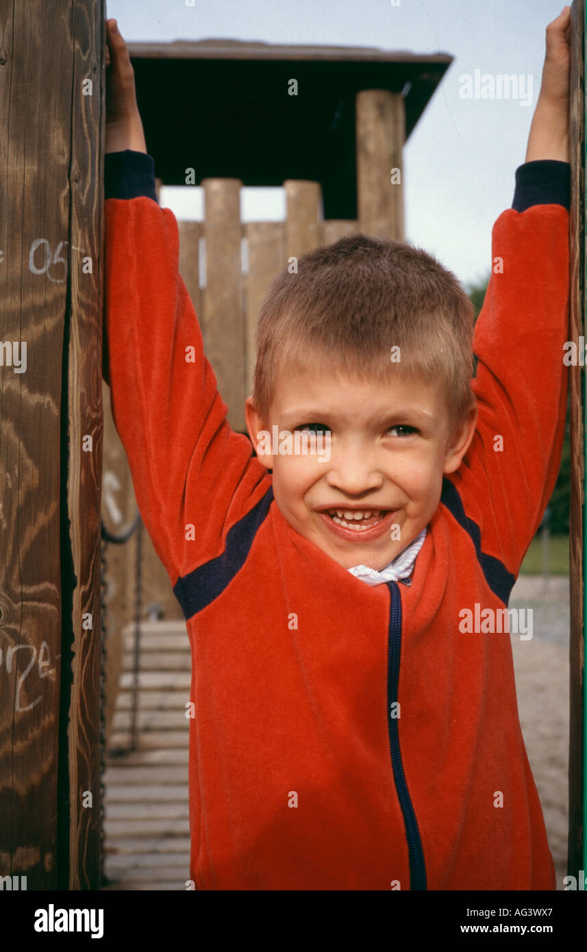 Playground boy portrait hi-res stock photography and images - Alamy