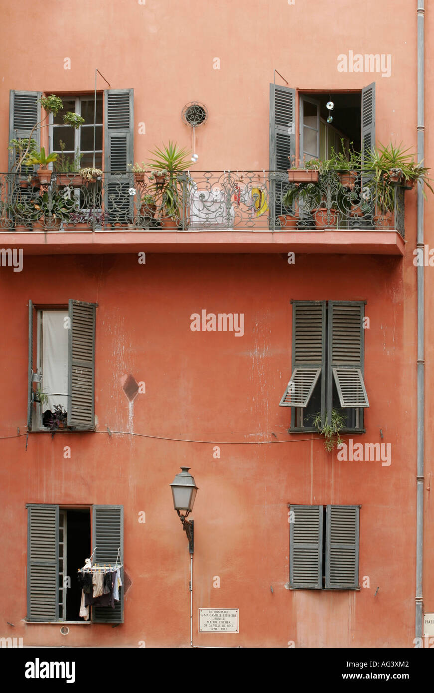 Nice apartments, France Stock Photo Alamy