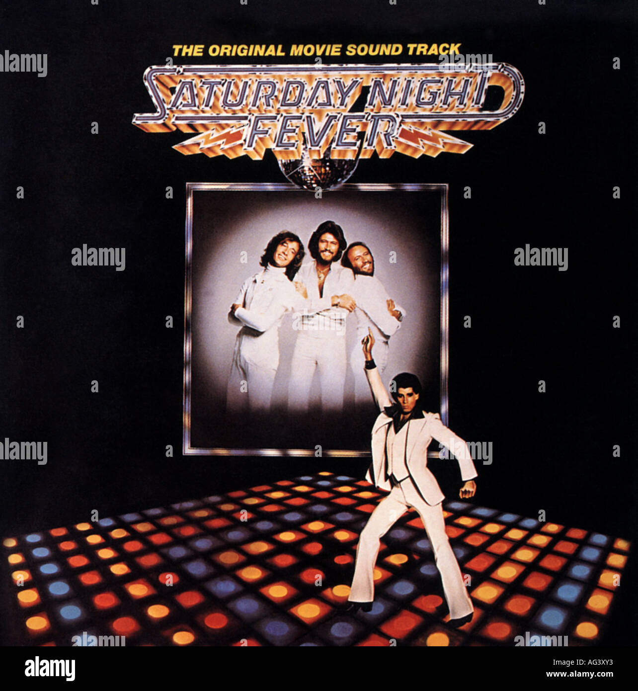 SATURDAY NIGHT FEVER soundtrack of the Bee Gees 1997 film music Stock Photo