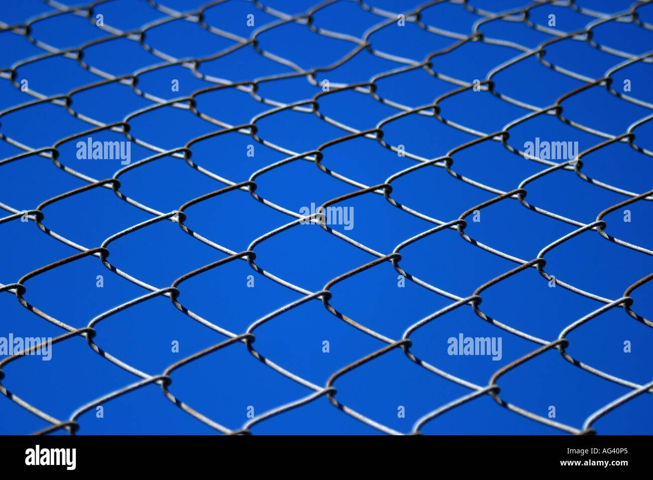 Metal wire fence Stock Photo Alamy