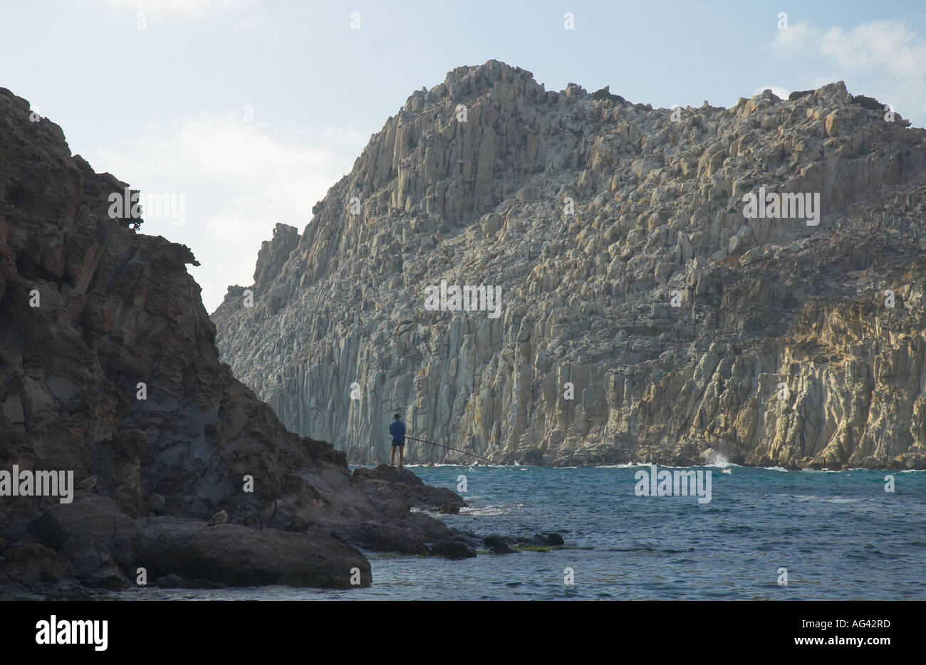 Cala Fico S Pietro Island Sardinia Italy Stock Photo - Alamy