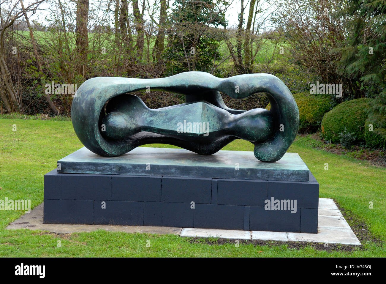 Henry Moore Foundation Perry Green bronze sculpture of a Female , woman