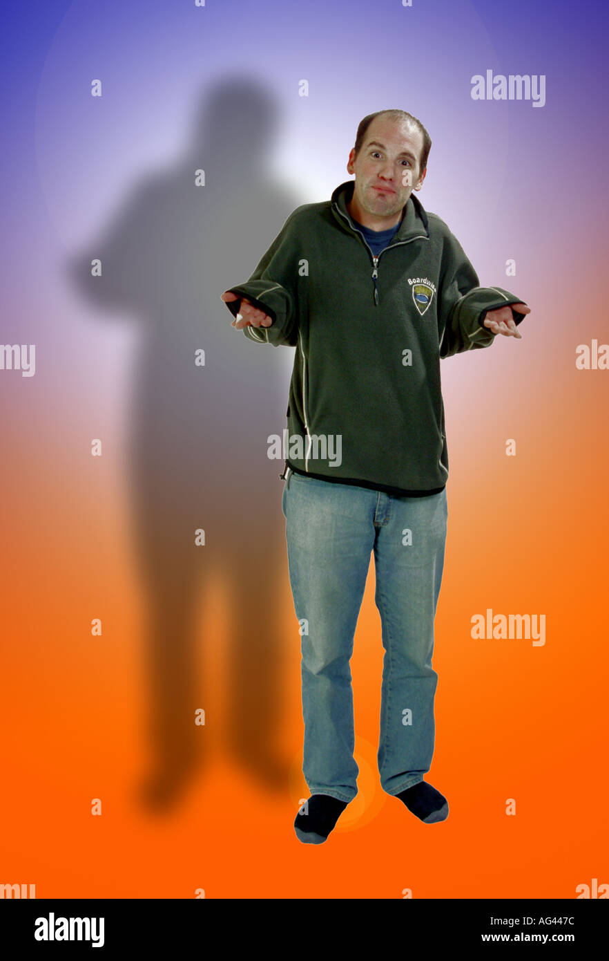 Bald man making funny face hi-res stock photography and images - Alamy