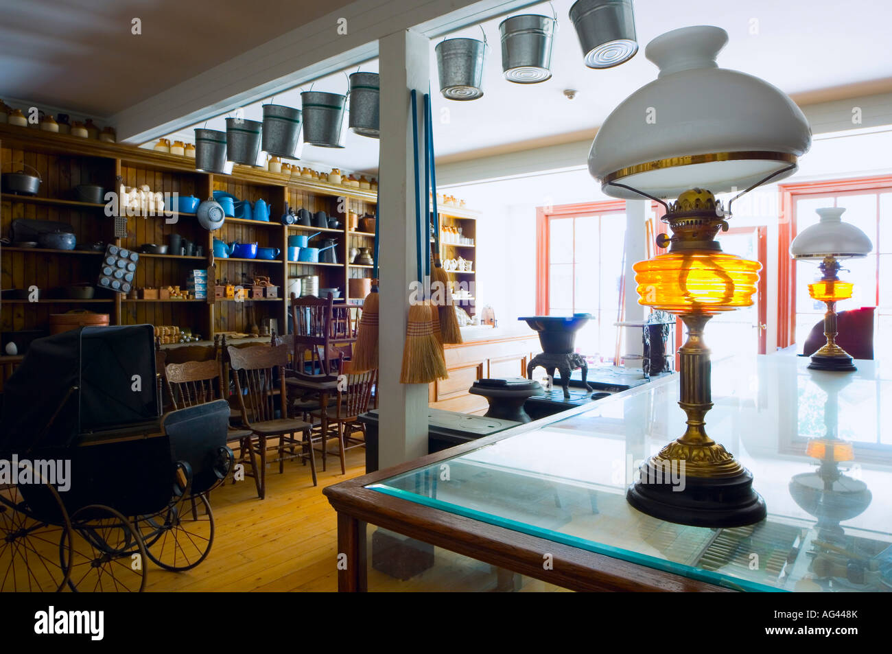 General Store In Fort Edmonton Alberta Stock Photo 14088354 Alamy