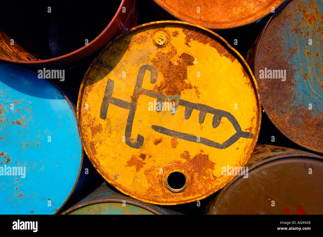 Syringes in here Stock Photo Alamy