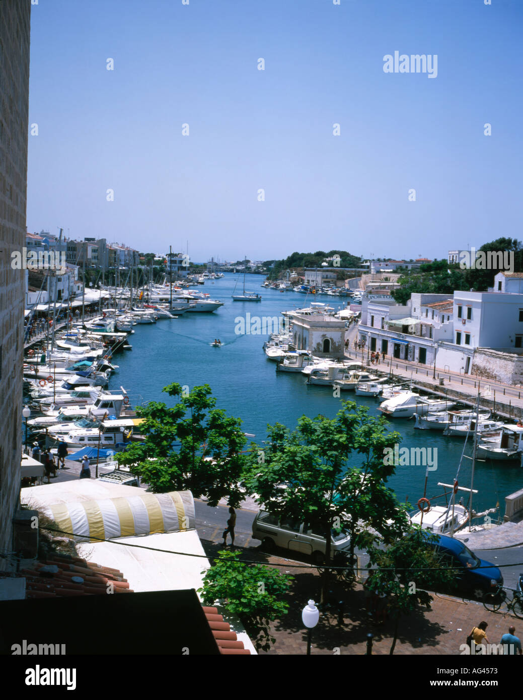 the port of Ciutadella the old capital of Menorca Stock Photo - Alamy