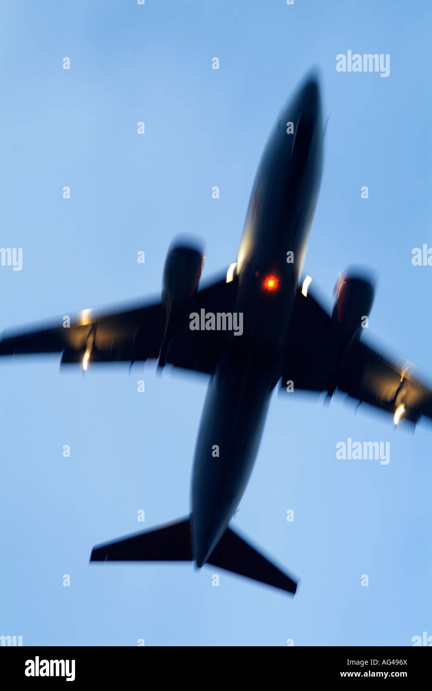 Airliner at Manchester Airport Stock Photo - Alamy