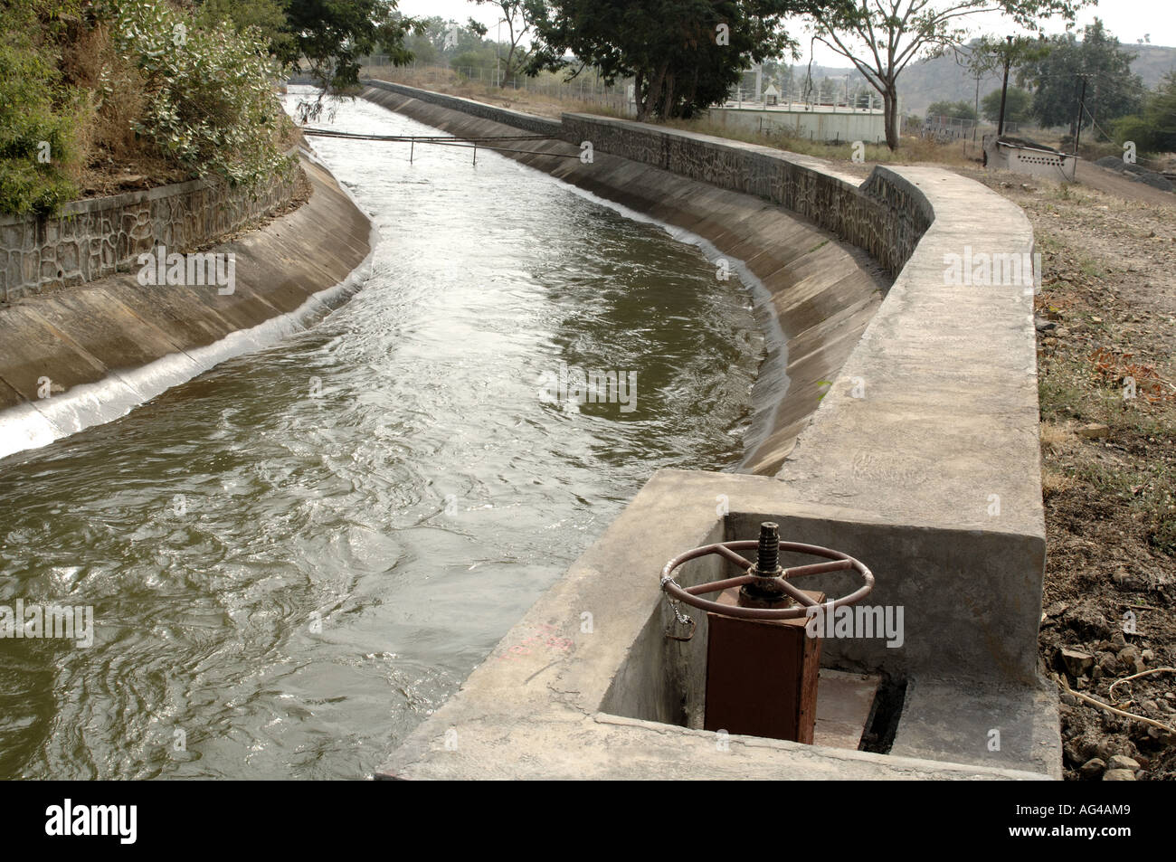 India Irrigation Canal Stock Photos & India Irrigation Canal Stock