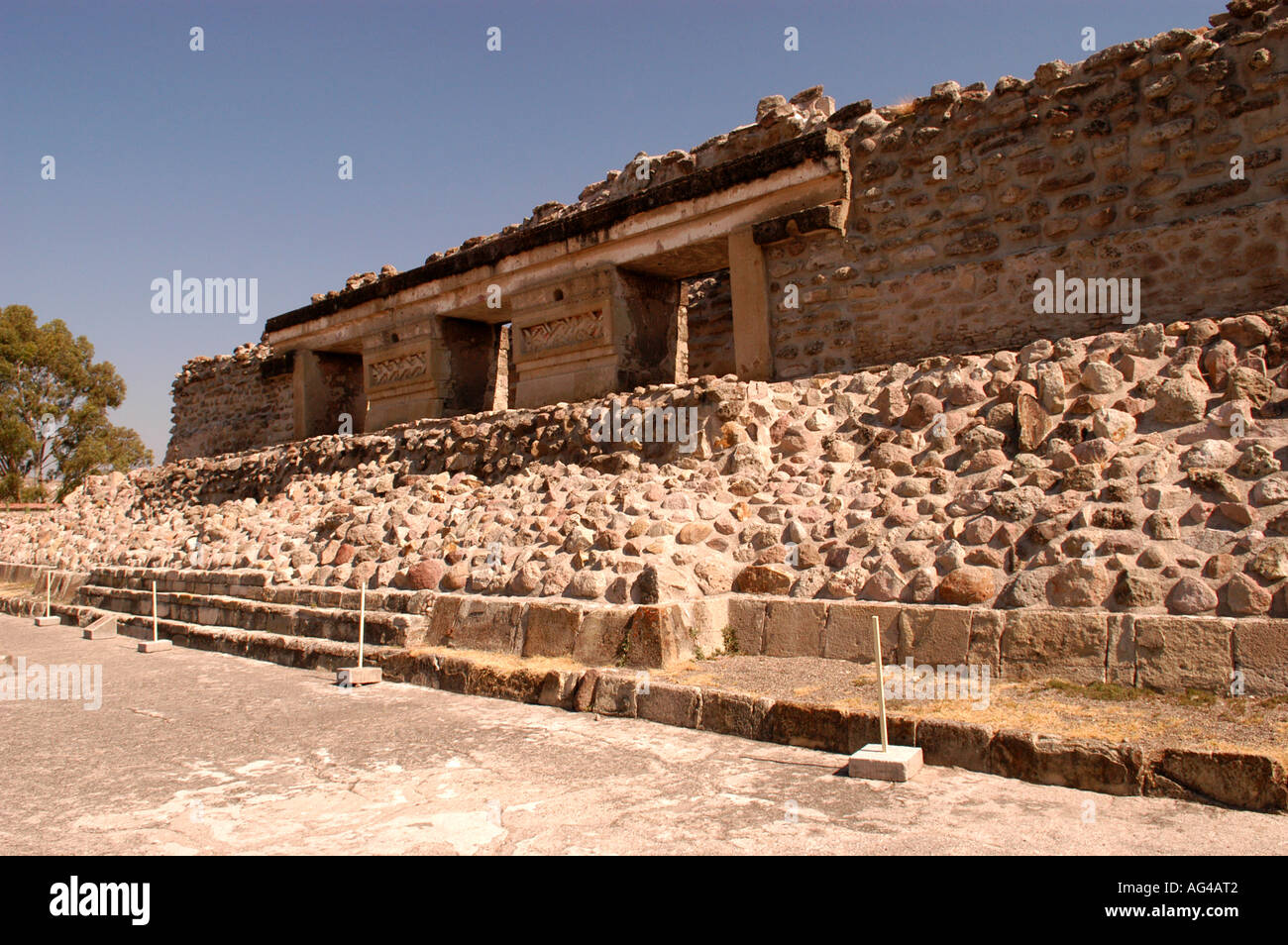 Mitla Archeological zone san Pablo Villa de Mitla Oaxaca State Mexico Stock Photo