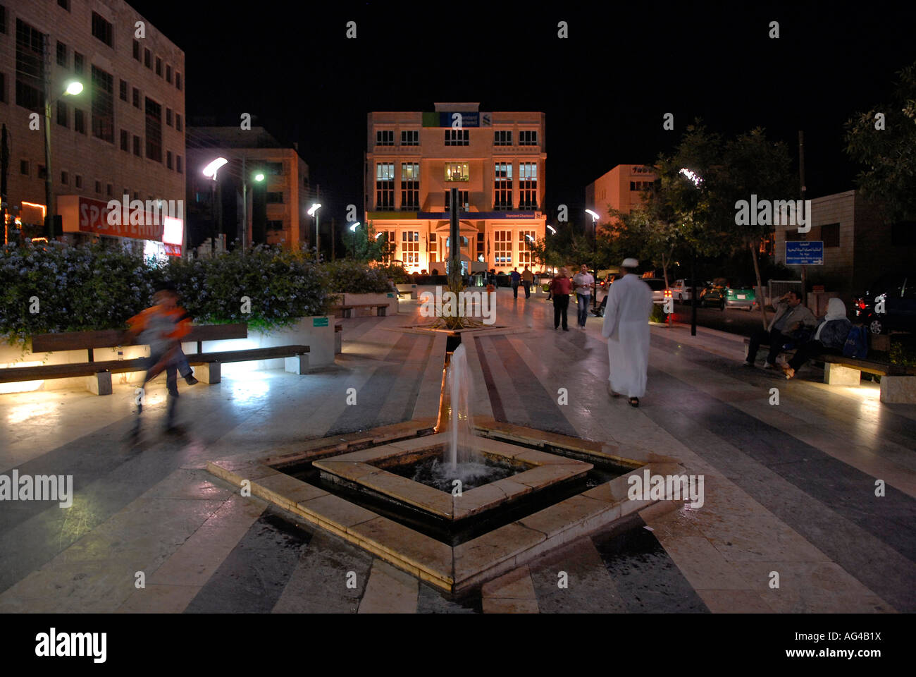 Amman nightlife Jordan Stock Photo - Alamy