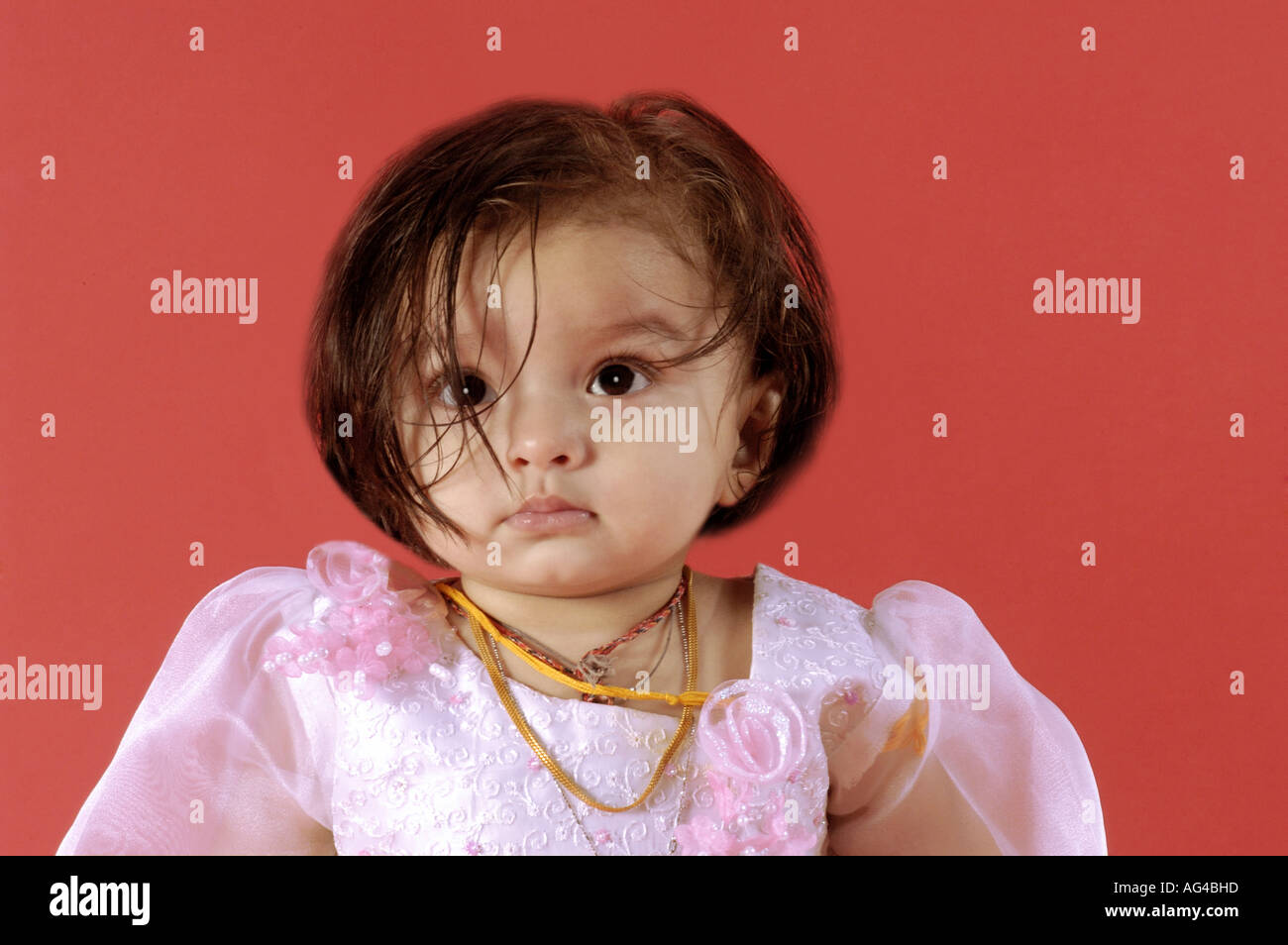 Hma79247 South Asian Indian Small Baby Girl Child In Different