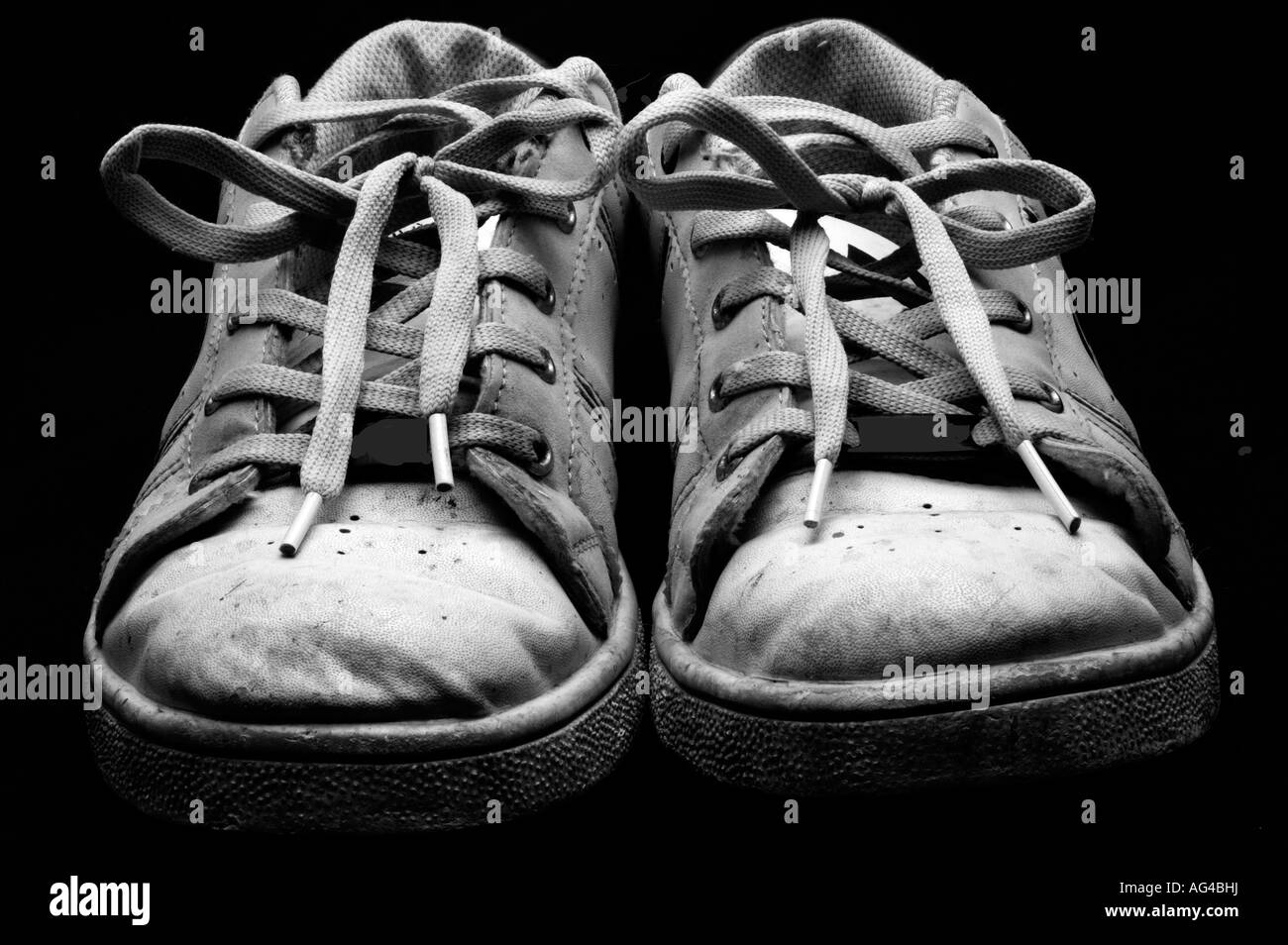 Dirty shoes Black and White Stock Photos & Images - Alamy
