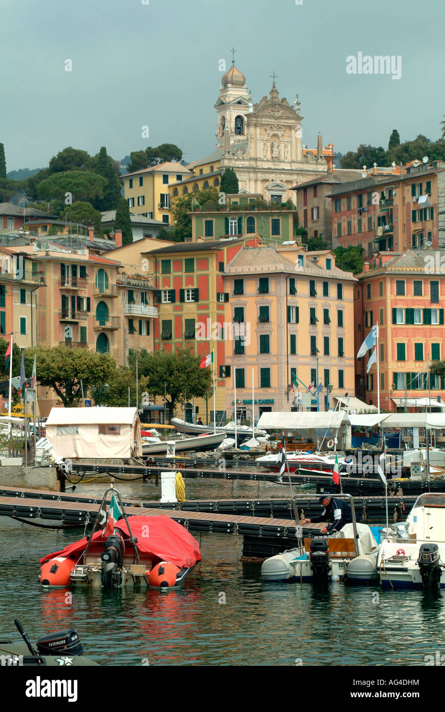 Santa Margherita Italy Stock Photo Alamy