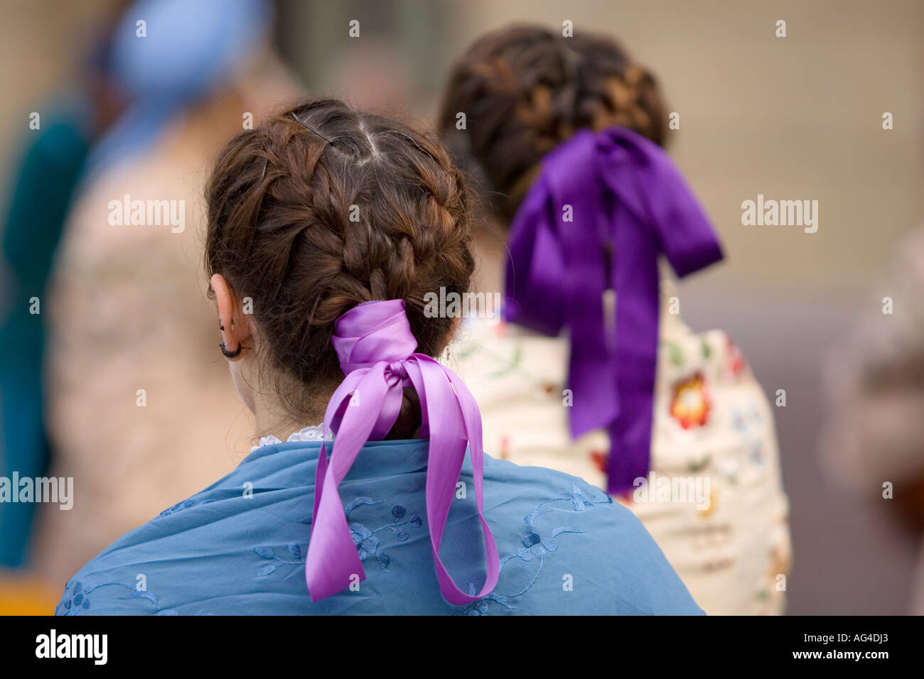 Hair ribbons hi-res stock photography and images - Alamy