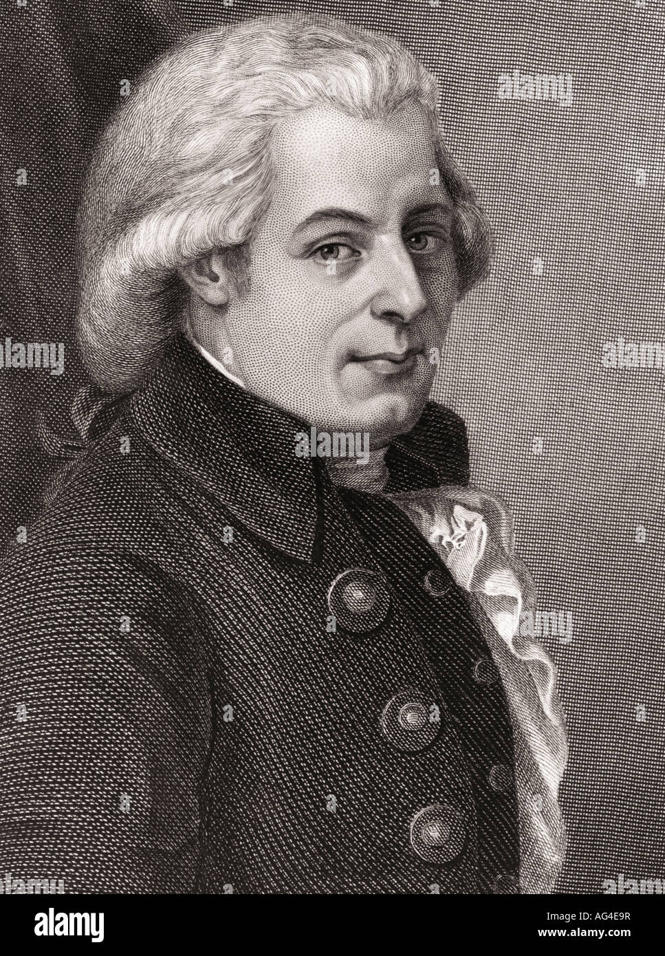 Wolfgang Amadeus Mozart, 1756 - 1791. Austrian composer and musician. Stock Photo