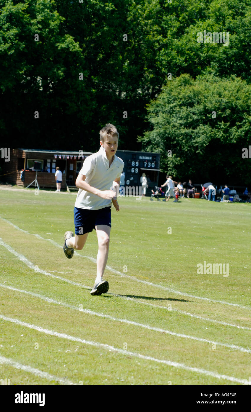 Children competing school sports day Claremont independent school