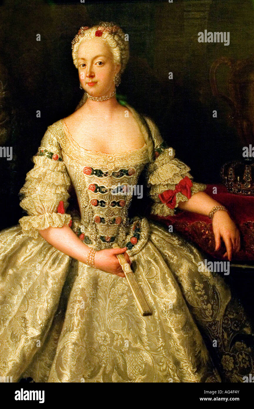 Queen Elisabeth Christine von of Preussen 1715 1797 Stock Photo