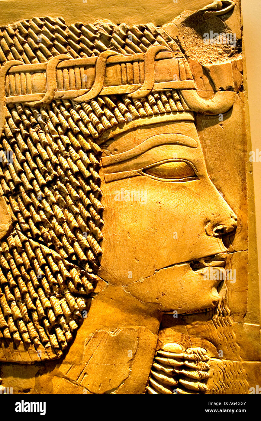 King Amenhotep lll egypt egyptian Stock Photo