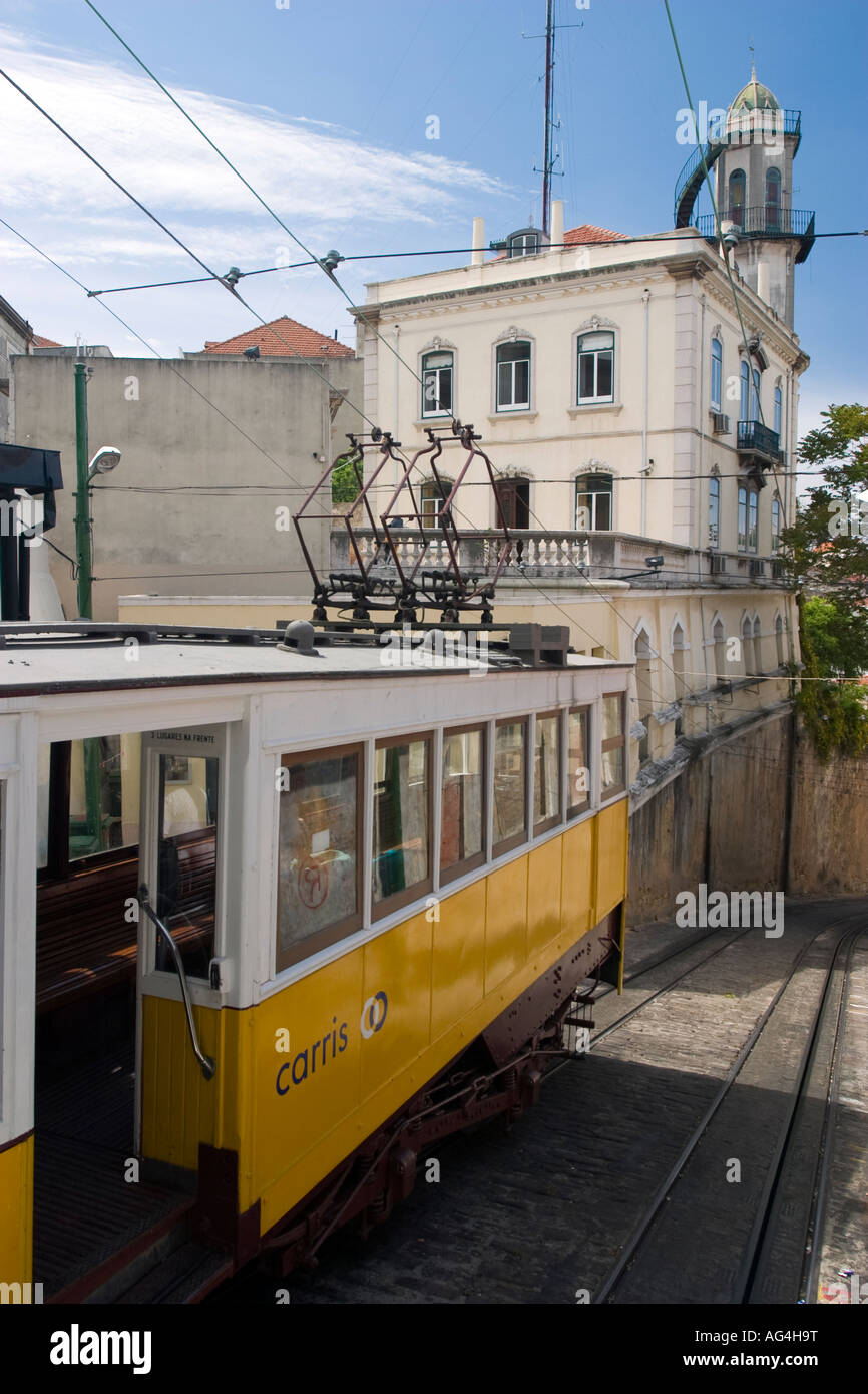 Tram in Lisbon - Portugal Stock Photo