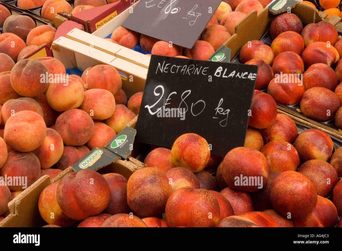 Fresh Produce Market in Aix France Provence area Stock Photo
