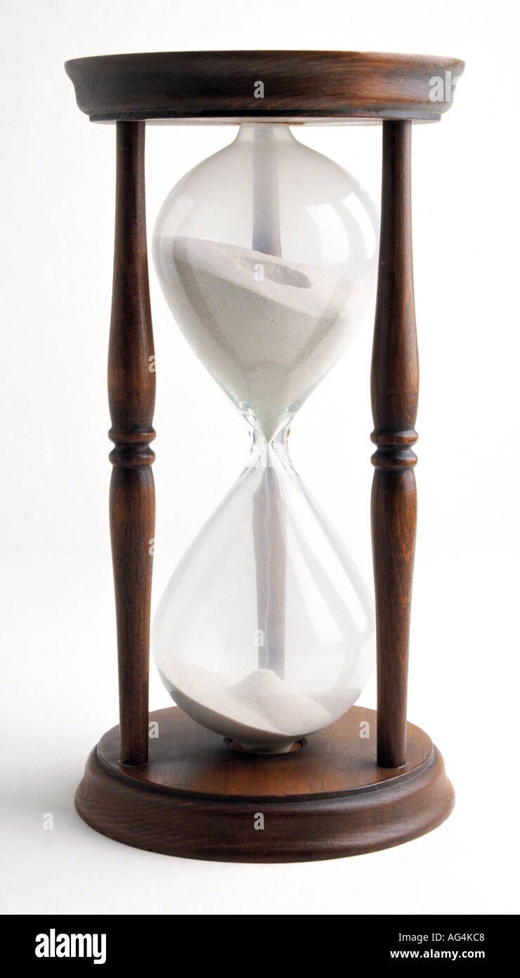 antique hourglass