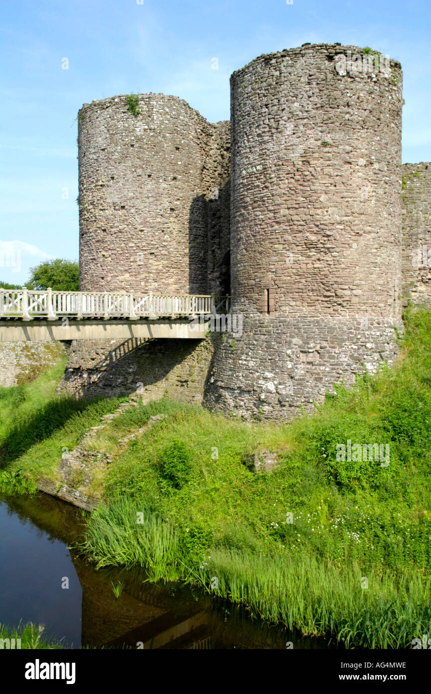 Water Filled Moat Surrounding Inner Ward Of White Castle Originally A 