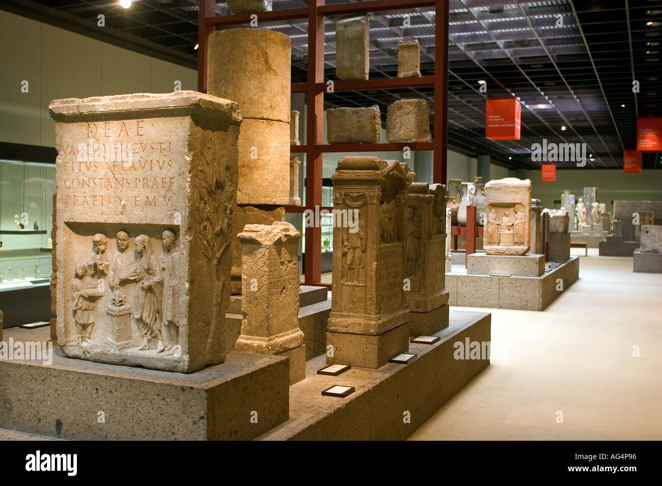 Germany North Rhine Westphalia Cologne The Roman German museum Romisch Germanisches Museum Stock Photo