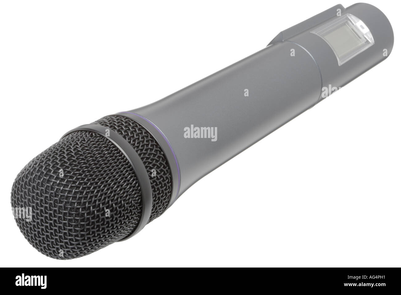 Recording microphone Stock Photo