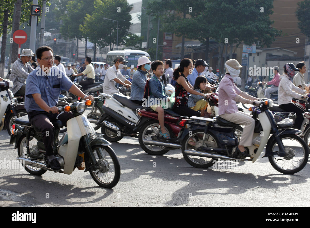 Traffic in Ho Chi Minh city Saigon Stock Photo Alamy