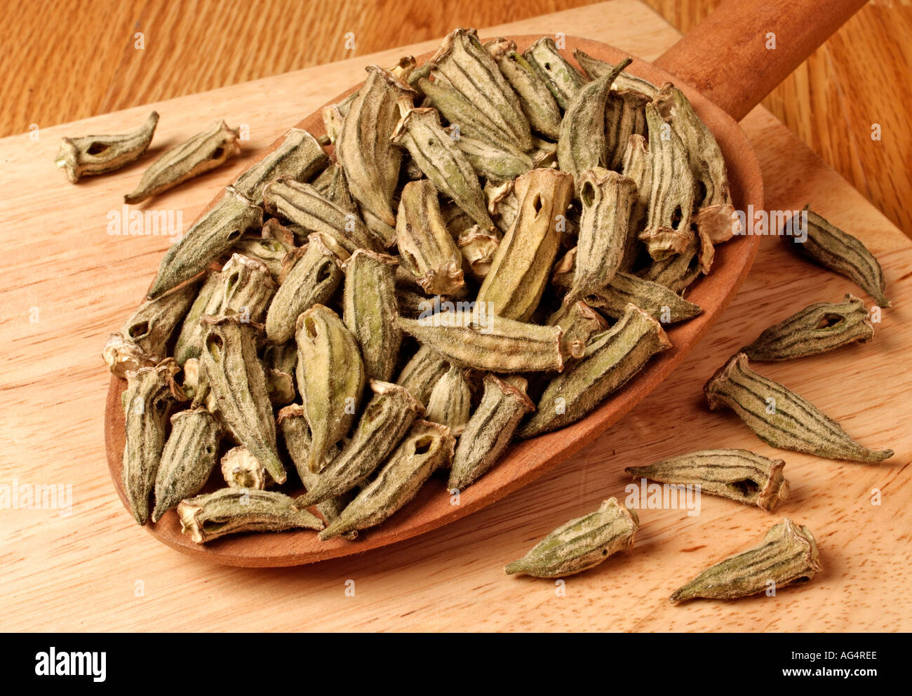DRIED OKRA Stock Photo Alamy