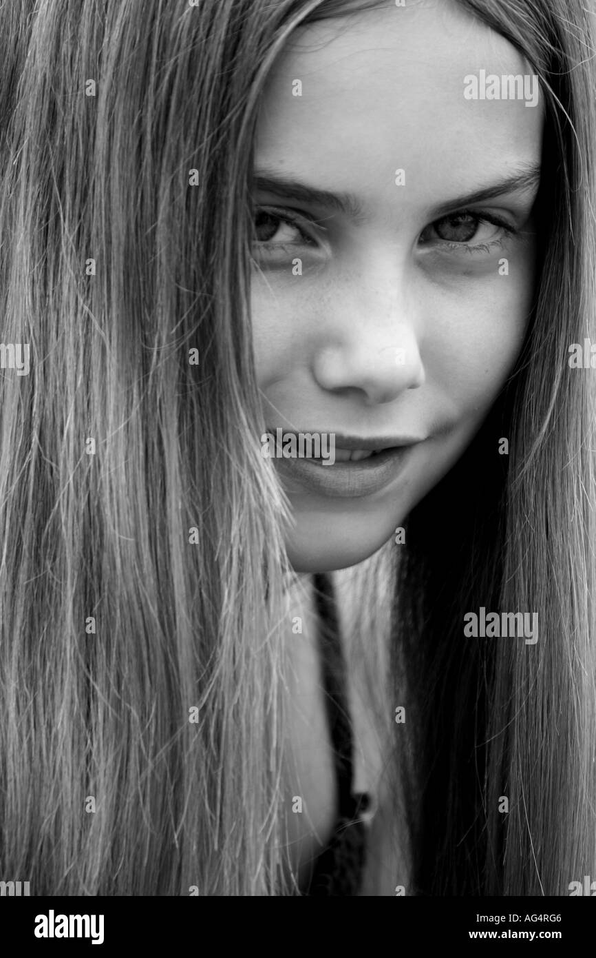 "10 year old Charley poses for portraits Stock Photo Alamy